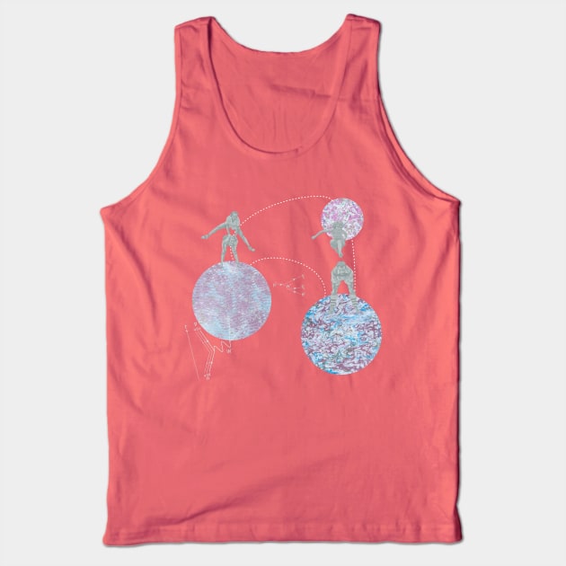 Vintage Leptons in Space! Tank Top by MarbleCloud